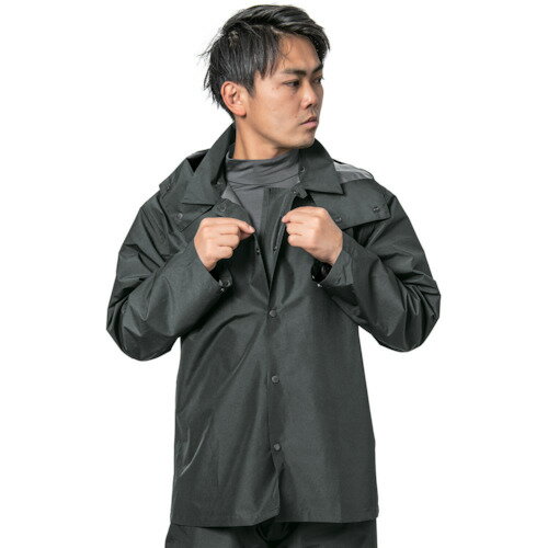 ■Makku サーモセイバー防水防寒スーツ[[R3]] ブラック EL〔品番:AS31504I〕【5692510:0】[送料別途見積り][掲外取寄][店頭受取不可]
