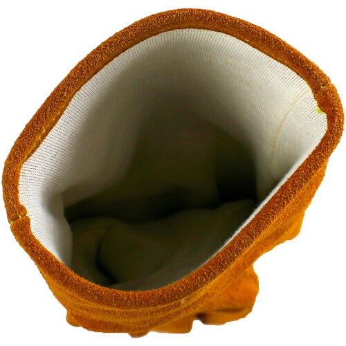 TRUSCO　はっ水牛床革背縫手袋　フックホール付　S （品番:WRCG-S）（注番2566738） 3