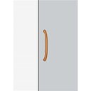 ユニオンドアハンドル ケアハンドルタイプ品番:H2102-04-699(直送品、扉厚:36~44mm,ご指示下さい。)
