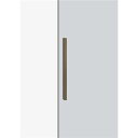 ユニオンドアハンドル ケアハンドルタイプ品番:H2160-26-047-L600 (直送品、扉厚を下記に、ご記入下さい)