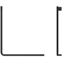 ユニオン サニタリーハードウェア 手すり ステンレス (品番:OAS-HB-202-UF2MB-L)1ケ