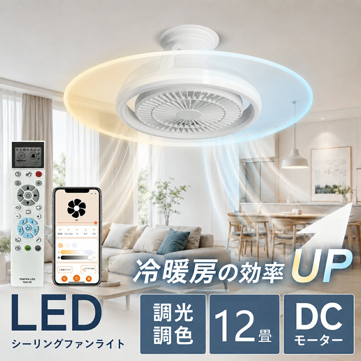 シーリングファンライトLED導光板...