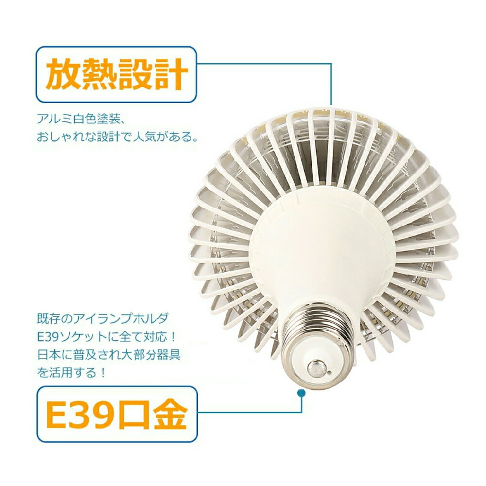 LED ハロゲン 電球形(200W) E39口金 LED 200W 水銀ランプ レフ電球 バラストレス水...