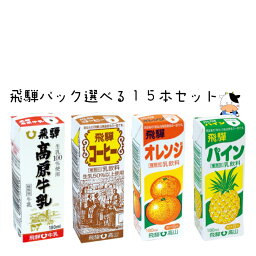 【選べる】飛騨牛乳パック　15本セット
