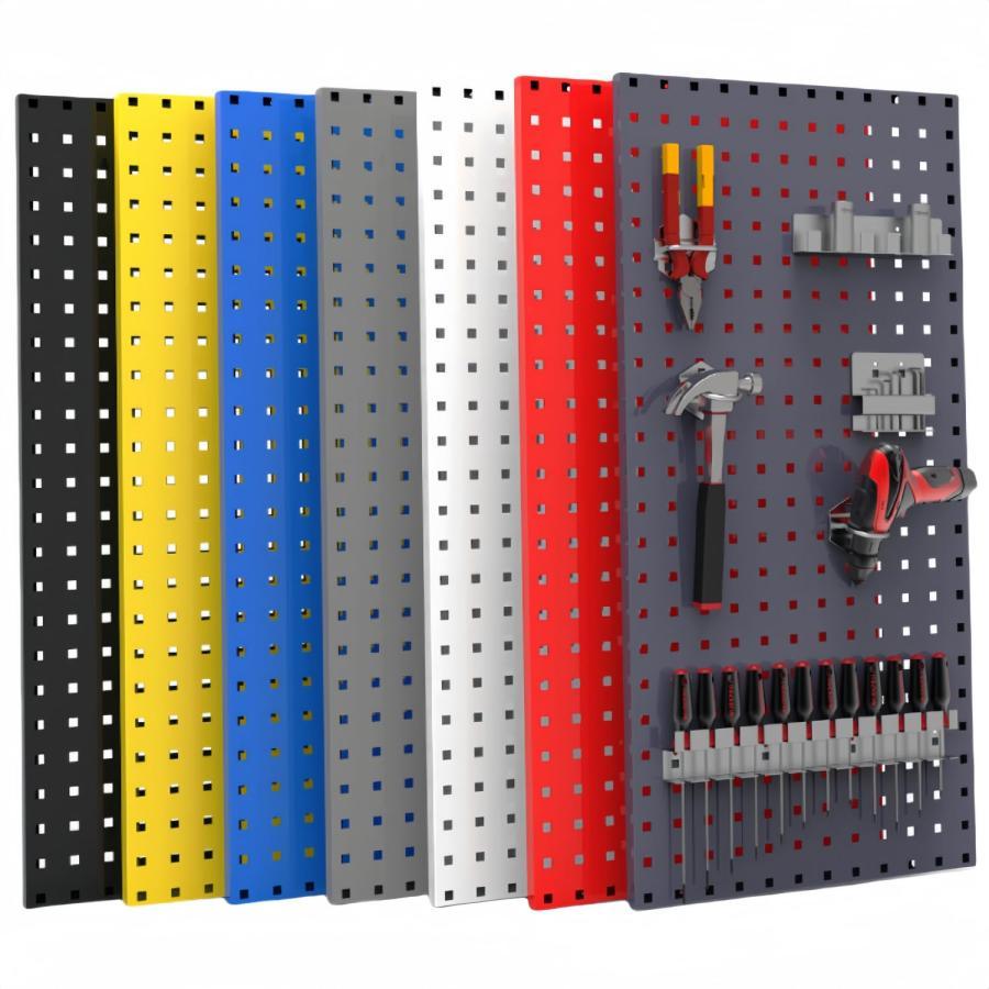 パンチングボード ウォールコントロールネイルプレート 壁掛け スチール 有孔ボード 収納 家庭用 ガレ..