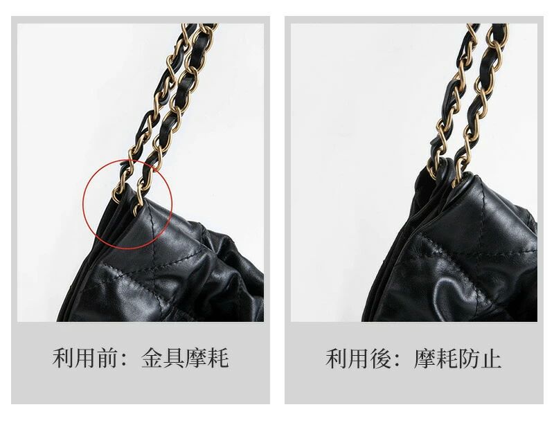 摩擦防止パッド パッド本革 摩耗防止 CHANEL対応 シャネル22bag対応 チェーンバッ...