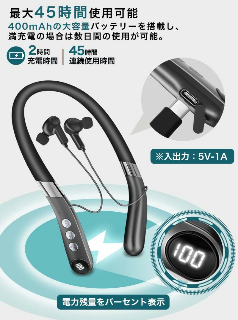 集音器 しゅうおんき 充電式 首かけ集音器 高齢者向け 軽量 ノイズ低減 ハウリングしにくい Bluetooth 電話/テレビ/音楽対応 紛失対策