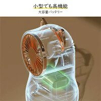 扇風機 加湿器 ミスト スチーム デスク オフィス 充電式 扇風機付き USB加湿器 卓上 ミストファン 招き猫 静音