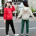春 秋 冬 可愛い 韓国子供服 ガールズ ベビー キッズ パンツ ジュニア ジャージ 上下 スウェット 上下セットセットアップ パーカー ロングパンツ 2点セッ...