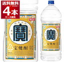 【送料無料】 宮崎本店 キンミヤ 焼酎 25度 ペットボトル 好きやねん 4000ml （4L） 4本 1ケース キンミヤ好きやねん 金宮 甲類焼酎 三重 包装不可 他商品と同梱不可 クール便不可