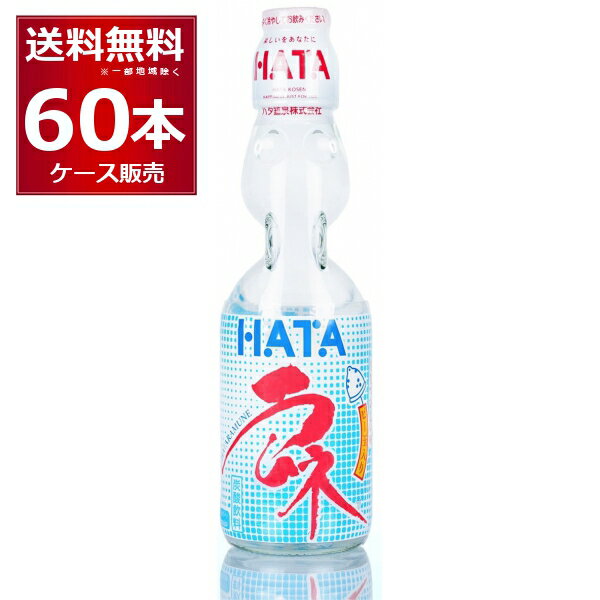 シャンデリア ラムネ 瓶 200ml×60本(2ケース) ビー玉 入り ガラス 瓶 容器 なるかしの味 炭酸 炭酸飲料 夏祭り ハタ鉱泉【送料無料※一部地域は除く】