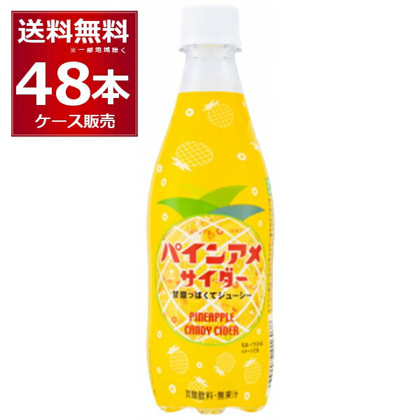 チェリオ パインアメサイダー 430ml×48本(2ケース)【送料無料※一部地域は除く】