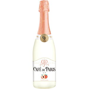 カフェ ド パリ ピーチ 750ml フルーツ スパークリング ワイン 桃 やや甘口 低アルコール フランス Café de Paris cafe de paris 【1本】