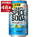 楽天酒やビック　楽天市場店サッポロ クラフトスパイスソーダ 350ml×48本（2ケース）【送料無料※一部地域は除く】