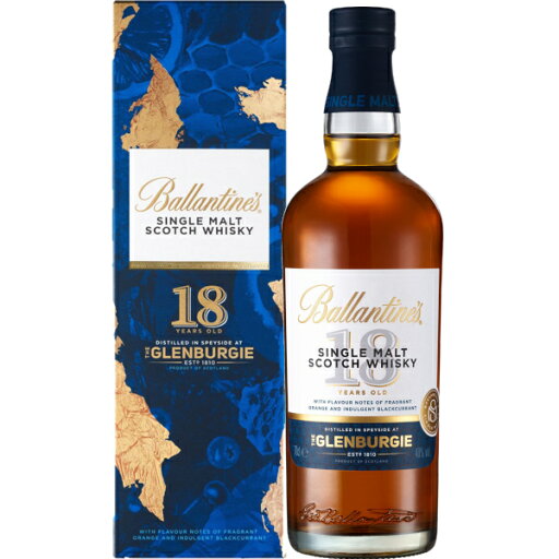 バランタイン グレンバーキー18年 700ml シングルモルト ウイスキー スペイサイドモルト スペイサイド スコットランド スコッチウイスキー 【1本】