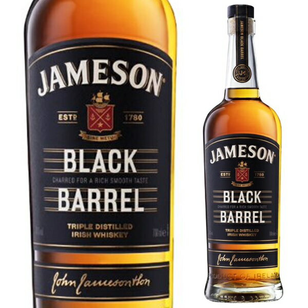 ジェムソン ブラック バレル 700ml ブレンデッドウイスキー アイリッシュウイスキー アイルランド アイルランド共和国