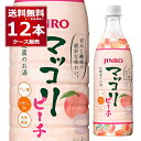 眞露 JINRO マッコリ ピーチ 750ml×12本(1ケース) ジンロ jinro 真露 マッコルリ にごり酒 大韓民国 韓国【送料無料※一部地域は除く】