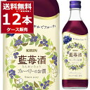 藍苺酒（ランメイチュウ）ブルーベリーのお酒 500ml×12本(1ケース) リキュール キリン 永昌源【送料無料※一部地域は除く】