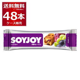 ソイジョイ まとめ買い 箱 大塚製薬 SOYJOY 3種のレーズン 30g×48本(1ケース) 低GI食品 大豆 タンパク質 【送料無料※一部地域は除く】