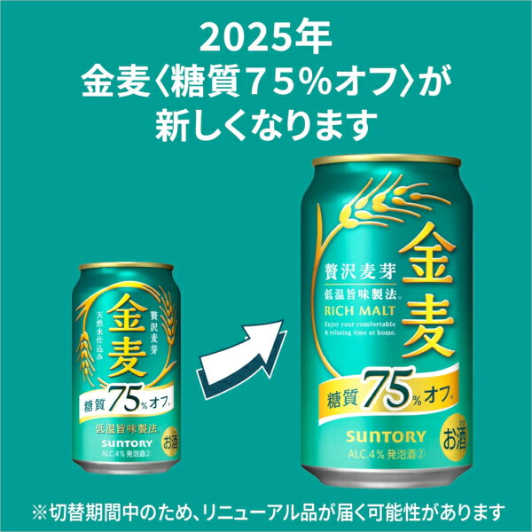 エントリー&条件達成でポイント最大6倍 10/1 9:59まで サントリー 金麦 糖質75％オフ 350ml×24本(1ケース) インターナショナル ビア チャレンジ2021 スペシャリティビア部門 金賞【送料無料※一部地域は除く】 sakayabic-10000195 酒やビック 楽天市場店 サンプル画像3