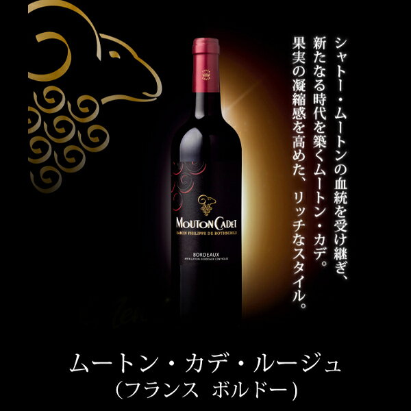 ムートン カデ ルージュ 750ml 赤 ワイン フルボディ red wine エノテカ バロン フィリップ ロスチャイルド ボルドー フランス【1本】 sakayabic-10002118 酒やビック 楽天市場店 サンプル画像2