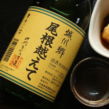 城川郷 特別純米酒 尾根越えて【日本酒/中城本家酒造/しろかわごう】