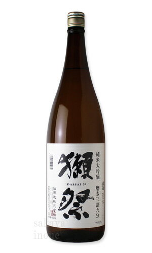 獺祭 日本酒 獺祭 純米大吟醸 磨き三割九分 1800ml 【日本酒/旭酒造/だっさい】※お一人様3本まで