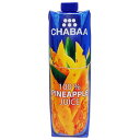 チャバ パイナップル 100％ ジュース 1L 紙パック (バラ売り) CHABAA パイナップルジュース