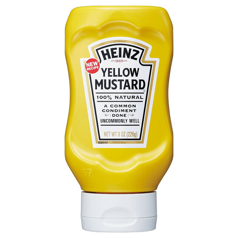 ハインツ HEINZ イエローマスタード 逆さボトル 226g 12個 1ケース 業務用 調味料 料理 調理 ソース 送料無料 北海道 沖縄は送料1000円 クール便は700円加算