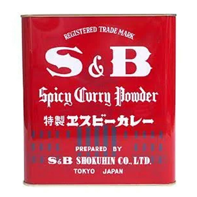 S＆B 赤缶 カレー粉 2kg SB エスビー 食品 調味料 カレー 2000g 6個入り 1ケース まとめ買い ケース買..