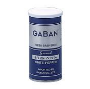 ギャバン GABAN ホワイトペッパー 白胡椒 パウダー 420g 缶 香辛料 スパイス 調味料