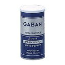 ギャバン GABAN ホワイトペッパー 白胡椒 パウダー 80g 缶 香辛料 スパイス 調味料