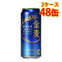 サントリー 金麦 500ml 24缶 2ケース 計48缶 新ジャンル 国産 送料無料 北海道 沖縄は送料1000円 代引不可 同梱不可 日時指定不可