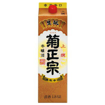 菊正宗 上撰 さけパック 本醸造 1.8L 1ケース6本入り 日本酒 送料無料 北海道 沖縄は送料1000円 クール便は700円加算