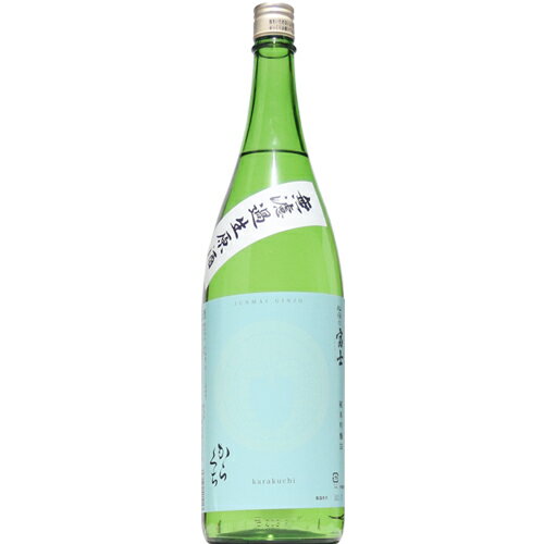 【日本酒】松嶺の富士　家紋ラベル　純米吟醸　からくち　生　1800ml