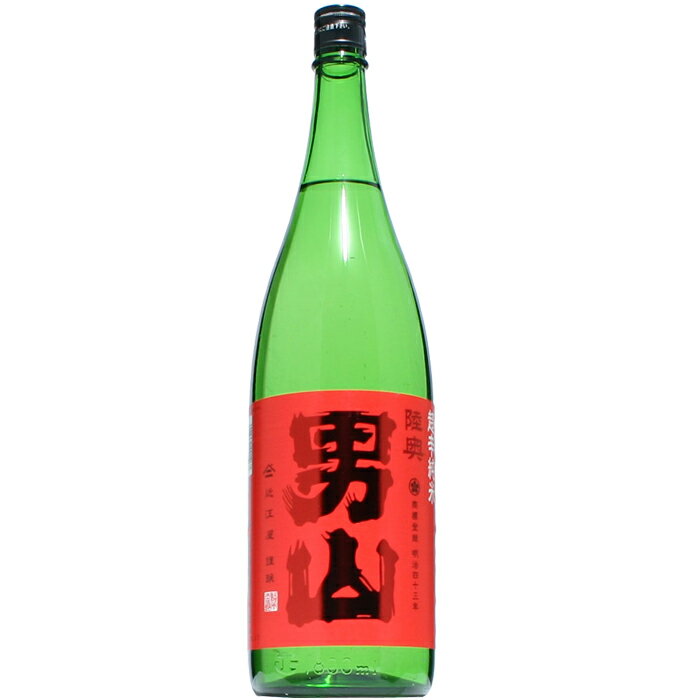 【日本酒】　陸奥男山　純米　超辛口　1800ml