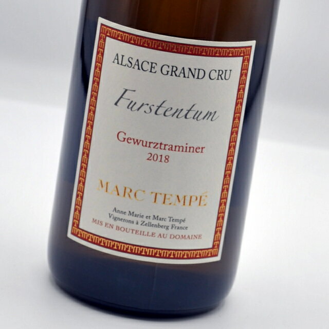 Qcg~l[EtV^`@AUXEOEN[2018]h[kE}NEeyCEtX Gewurztraminer Furstentum Alsace Grand CruDomaine Marc TempeyAUXz