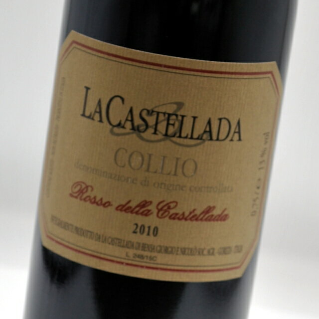ロッソ　デッラ　カステッラーダ[2010]ラ・カステッラーダ赤ワイン・イタリアRosso della Castellada La Castellada 【フリウリ・ヴェネツィア・ジューリア州】