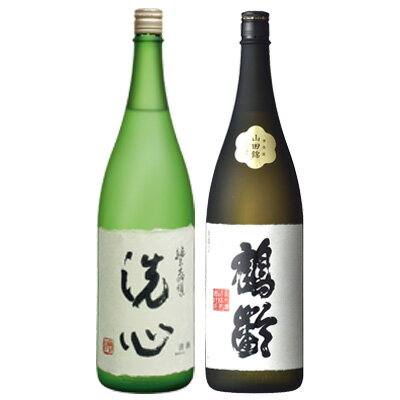 洗心の日本酒ギフト GB贈答【純米大吟醸飲みくらべ】720ml×2本 『鶴齢 山田錦37％/朝日山 洗心 720ml2本ギフトBOX入』純米大吟醸 日本酒 新潟 酒 還暦祝い お酒 ギフト 最高 プレゼント 父の日 御中元 御歳暮 御年賀 朝日酒造 長岡市 青木酒造 南魚沼市