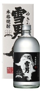 焼酎 新潟 販売店限定『鶴齢の焼酎 雪男 720ml 化粧箱入』焼酎 新潟 酒 還暦祝い お酒 ギフト 青木酒造 プレゼント 最高 焼酎 お誕生日 父の日 御中元 御歳暮 お中元 お歳暮 内祝 上棟祝い 退職祝い