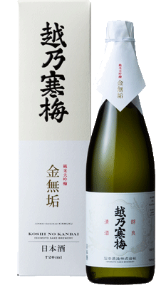 日本酒 ギフト 越乃寒梅正規取扱店 限定酒『越乃寒梅 金無垢 純米大吟醸720ml 化粧箱入』日本酒 新潟 酒 還暦祝い お酒 ギフト 朝日酒造 プレゼント 最高　日本酒 ギフト 日本酒 純米大吟醸 日本酒 お誕生日 プレゼント 父の日 御中元 御歳暮