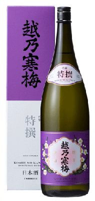 新潟 酒 正規取扱店 限定『越乃寒梅 特撰 吟醸酒1800ml 化粧箱入』お酒 石本酒造 プレゼント 最高 日本酒 ギフト 日本酒 お誕生日 父の日 御中元 お中元 御歳暮 お歳暮 還暦祝い 内祝い 贈り物 御祝 御年賀 お年始