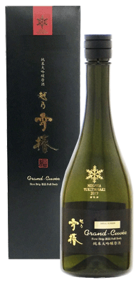 日本酒 数量限定 販売店限定『 越乃雪椿 Grand-Cuvee-グラン キュヴェ- 純米大吟醸原酒 2025年 720ml 化粧箱入』新潟 還暦祝い ギフト 雪椿酒造 プレゼント 最高 お誕生日 父の日 御中元 御歳暮 御年賀 御年始 加茂市 2024年11月発売 ゆきつばき