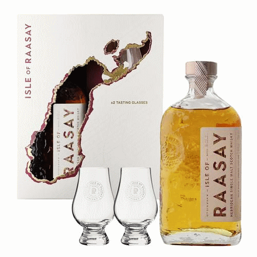アイル オブ ラッセイ ヘブリディアンシングルモルト グラス付き ギフトボックス 700ml 46.4度 ウイスキー アイランズ シングルモルトISL OF RAASAY HEBRIDEAN SINGLE MALT SCOTCH WHISKY