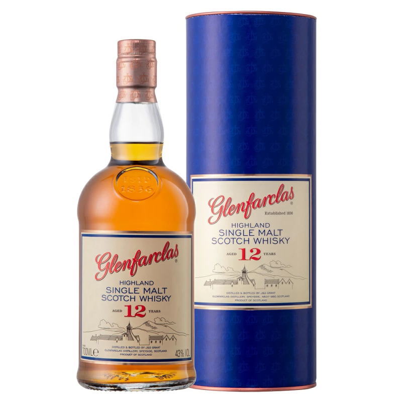 グレンファークラス 12年 43度 700ml 円筒箱入り【正規品】Glenfarclas 12Y
