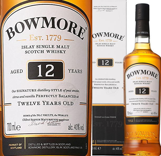 BOWMORE ボウモア 12年【正規品】　40度　700ml [YBW12T]【YDKG-tk】