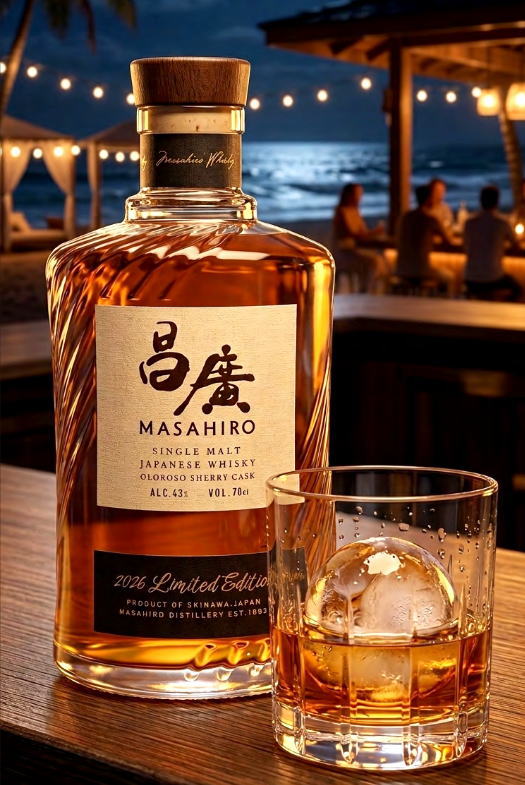 5000本限定の希少品！ 昌廣（まさひろ） シングルモルトウイスキー 2026 MASAHIRO Limited Edition 43% 700ml 箱入り ジャパニーズ ウイスキー sake-beans-10004342 良酒百貨ビーンズ サンプル画像2