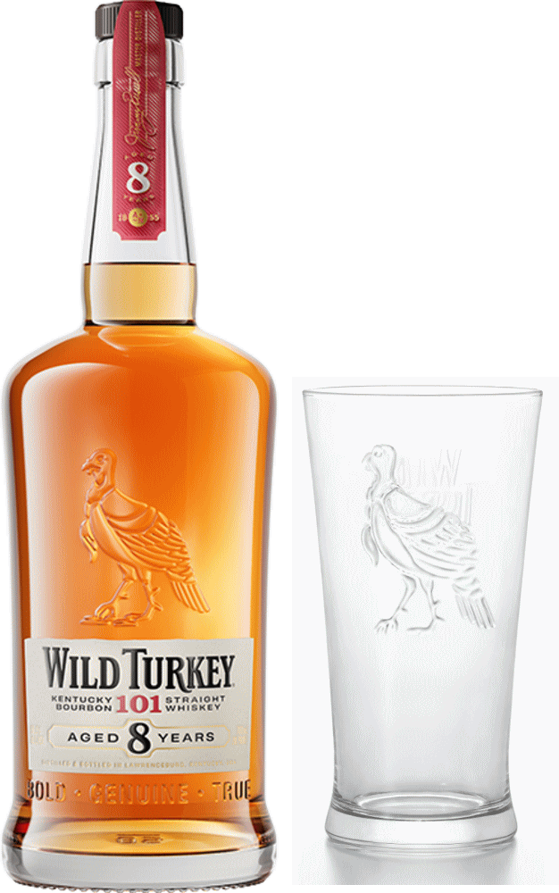 ハイボール・グラス付！ ワイルド ターキー 8年（正規品） 50.5度 700ml 数量限定！特別なワイルドターキー限定セットが登場Wild Turkey AGED 8 YEARS