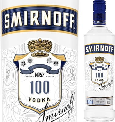 スミノフ・ブルー　ウオッカ　50度　750ml　【正規品】 Smirnoff