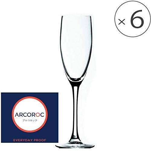 送料無料!!【6脚セット】 シャンパン スパークリング グラス Arcoroc SENSO フルート・グラス 6脚セット シャンパン シャンパーニュ　（送料無料　北海道・沖縄除く） 2